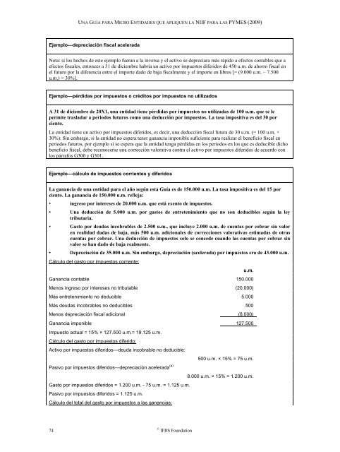 GuÃ­a para Micro Entidades que apliquen la NIIF para las PYMES