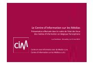 Le Centre d'Information sur les Médias - États généraux des médias ...