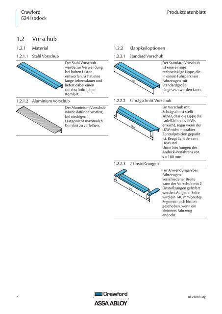 Produktdatenblatt - Crawford hafa GmbH