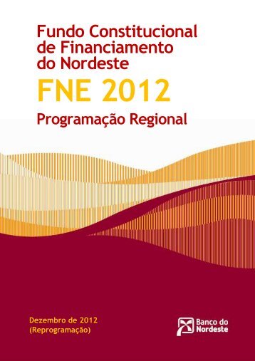 ReprogramaÃ§Ã£o FNE/2012 - Sudene