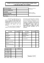 FICHE NAVETTE POUR LES ASSOCIATIONS PORDICAISES