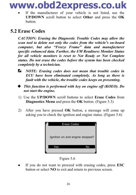 Table of Contents - Car diagnostic tool