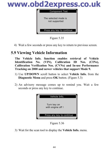 Table of Contents - Car diagnostic tool