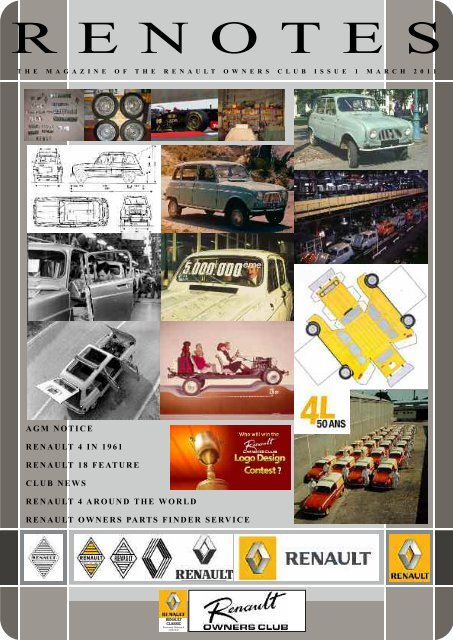 March 2011 Renotes Draft 300311 Pdf Renault Owners Club Forum