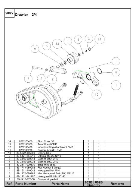 Parts catalogue FLAIL MOWER