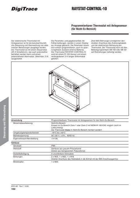 Technisches Datenbuch für Industrielle ... - Wagner GmbH