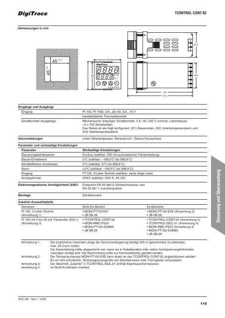 Technisches Datenbuch für Industrielle ... - Wagner GmbH