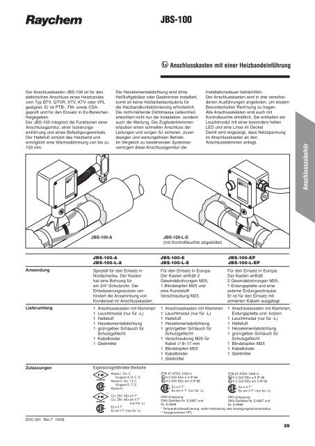 Technisches Datenbuch für Industrielle ... - Wagner GmbH