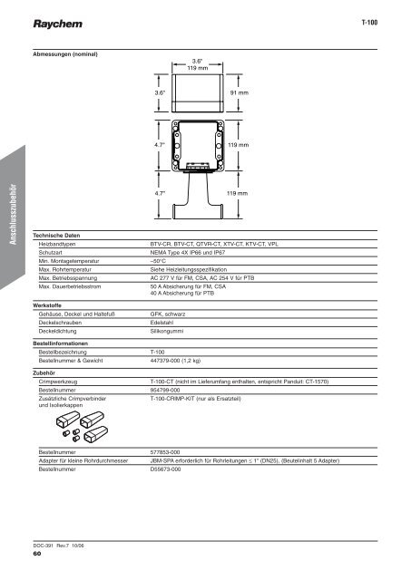 Technisches Datenbuch für Industrielle ... - Wagner GmbH