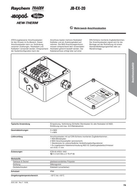 Technisches Datenbuch für Industrielle ... - Wagner GmbH