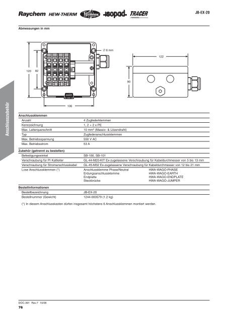 Technisches Datenbuch für Industrielle ... - Wagner GmbH