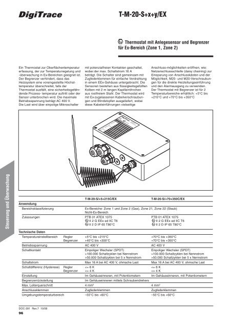 Technisches Datenbuch für Industrielle ... - Wagner GmbH