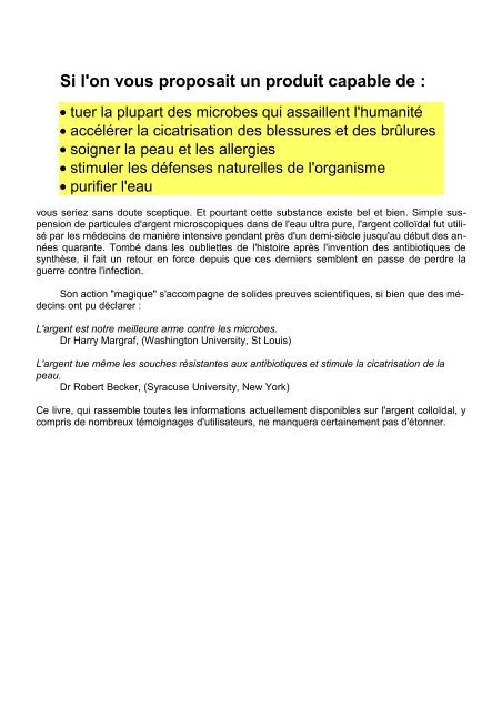 Une arme secrète contre la maladie : L'argent colloïdal - Lyme Santé ...