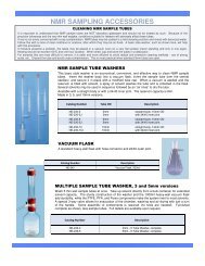 nmr sampling accessories - Spectra 2000 Srl