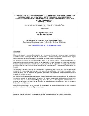 1 “LA PRODUCCIÓN DE QUESOS ARTESANALES Y ... - aader.org.ar