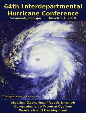 64th Interdepartmental Hurricane Conference - Office of the Federal ...