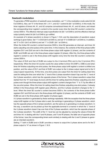 M16C/62 Group DATASHEET