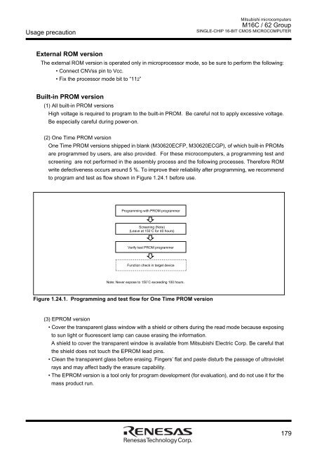 M16C/62 Group DATASHEET