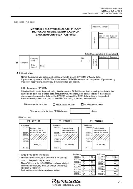 M16C/62 Group DATASHEET