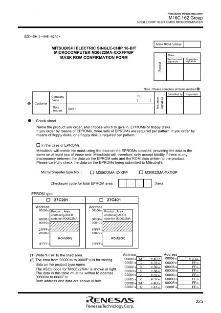 M16C/62 Group DATASHEET