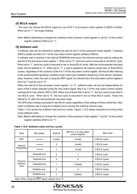 M16C/62 Group DATASHEET