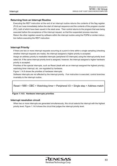 M16C/62 Group DATASHEET