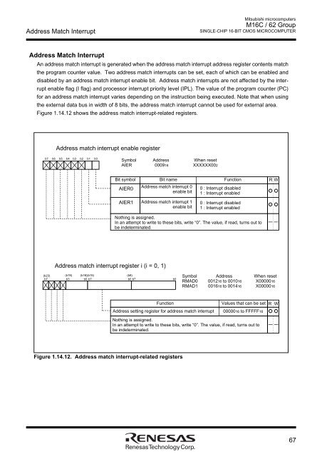 M16C/62 Group DATASHEET