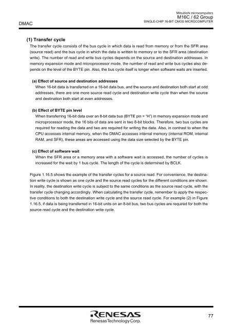 M16C/62 Group DATASHEET