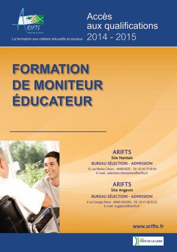 FORMATION DE MONITEUR ÉDUCATEUR - Arifts