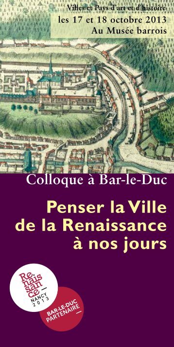 Voir le programme du colloque