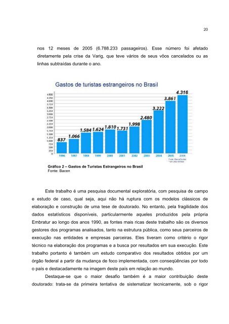 A PromoÃ§Ã£o Comercial do Turismo Brasileiro no ... - Dados e Fatos
