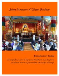 Sakya Monastery of Tibetan Buddhism - the Sakya Monastery of ...