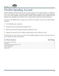 Flexible Spending Accounts - My Lowe's Life