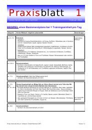 Praxisblatt 1 - Swiss Forum for Sport Nutrition