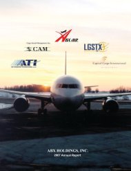 ABX HOLDINGS, INC. - Air Transport Services Group, Inc.