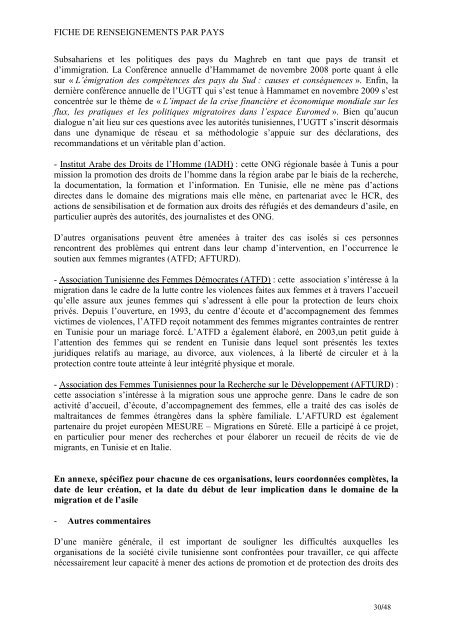 factsheet Tunisie very Final