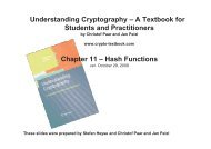 Understanding Cryptography – A Textbook for Students and ...