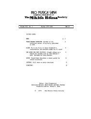 Volume VIII, No. 1 Winter 1979-1980 PMS 29 IN THIS ISSUE: NEWS ...