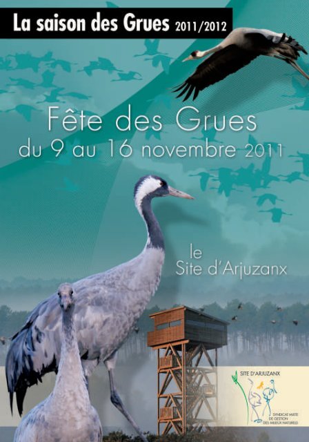 depliant fete des grues - Ecotourisme dans les Landes de Gascogne