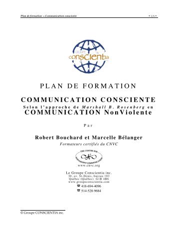 communication consciente - Groupe Conscientia