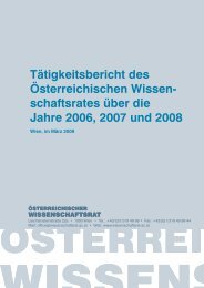 TÃ¤tigkeitsbericht Ã¼ber die Jahre 2006, 2007 und 2008