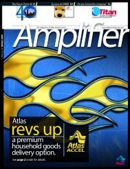 Atlas Amplifier (Winter 2006): Atlas Revs Up - Atlas Van Lines