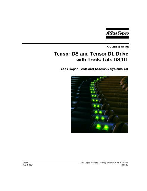 Atlas Copco Tensor DL Advanced-D313 Drive Controller 