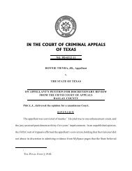 Tienda v. State - Court of Criminal Appeals