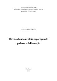 Direitos fundamentais, separação de poderes e deliberação - capes