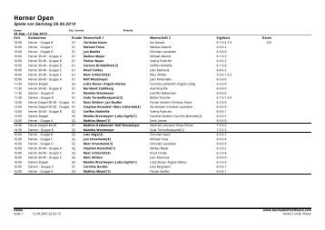 Horner Open