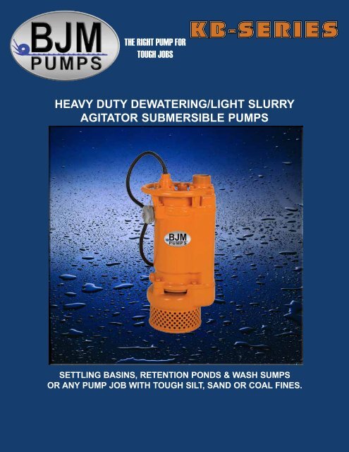 KB-Series - BJM Pumps