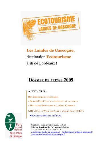 Les Landes de Gascogne, - Ecotourisme dans les Landes de ...