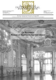 NEWS N. 17 - The Venice International Foundation