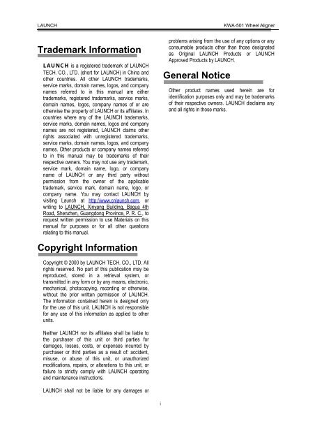 Trademark Information Copyright Launch Euro Ru